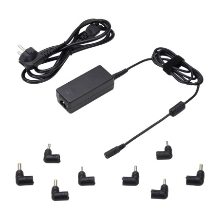 carregador universal per a portàtil amb connectors intercanviables ew3963 45w