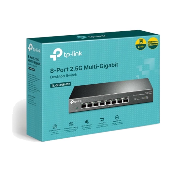 TP-LINK Switch non gestito a 8 porte TL-SG108-M2 2,5G