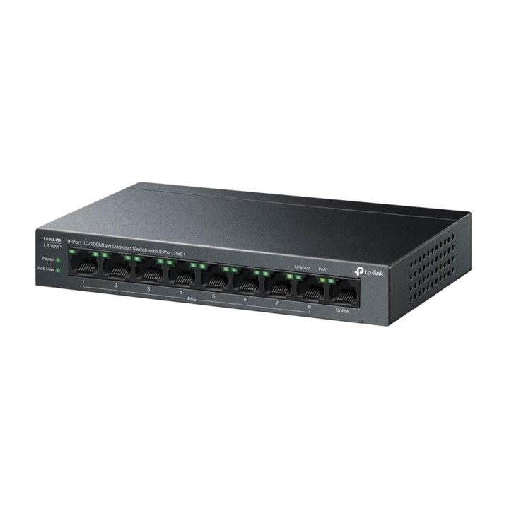 TP-LINK Switch no gestionado Fast Ethernet de 9 puertos con
