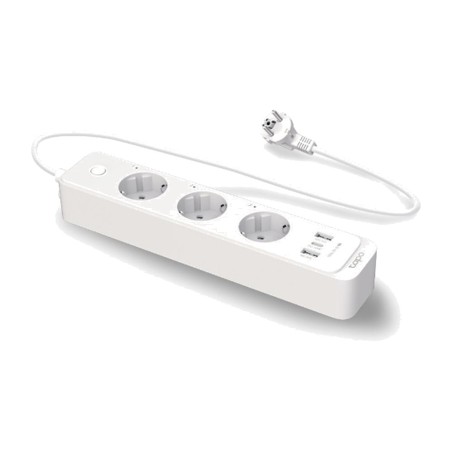 wi-fi smart power strip with 3 outlets and 2 usb ports tapo p300 18w