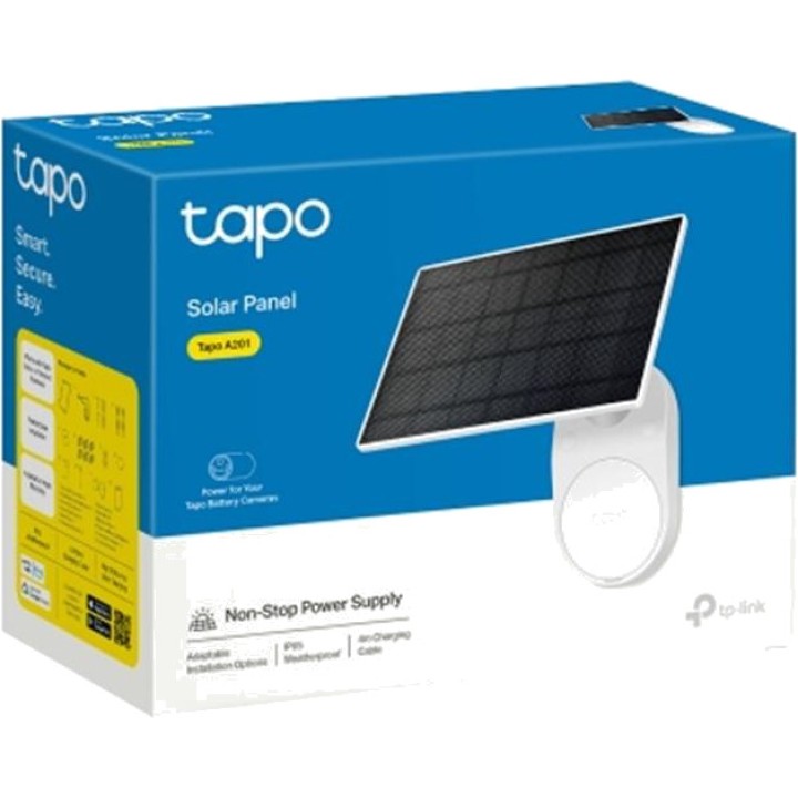 TP-LINK Panneau solaire pour caméras à batterie TAPO A201