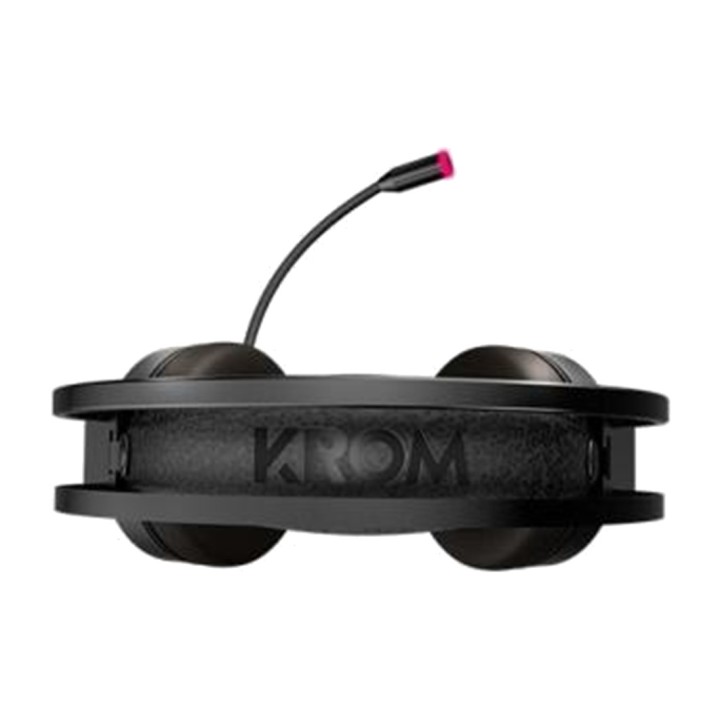 KROM Gamingheadset med kabel, mikrofon och belysning