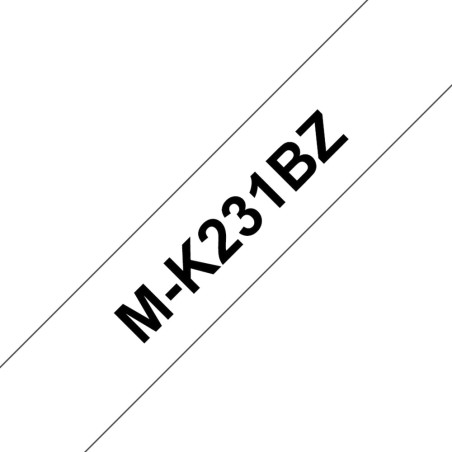nastro non laminato per etichettatrice m-k231bz 12mm x 8m