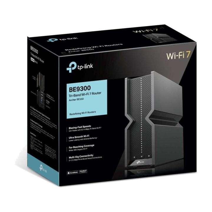 TP-LINK Router Wi-Fi 7 tri-band ARCHER-BE550 BE9300