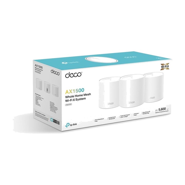 TP-LINK Système Wi-Fi 6 Mesh double bande DECO X10 AX1500 3