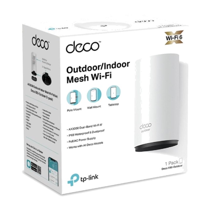 TP-LINK Point d'accès mesh WiFi 6 pour extérieur DECO