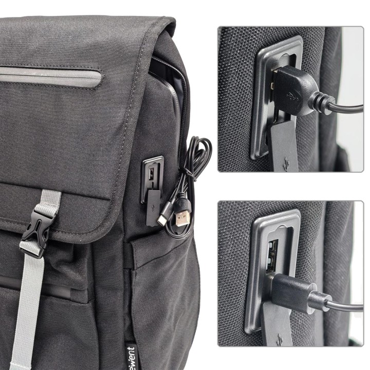 EWENT Vintage-Rolltop-Rucksack für Laptops EW2537
