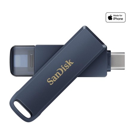 clé usb à double connecteur type-c et lightning pour iphone phone-drive 128gb