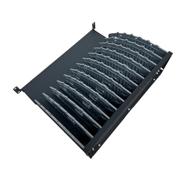 EWENT Ripiano di ricarica per armadio rack con 12 slot