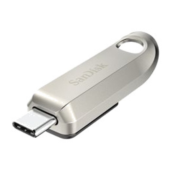 SANDISK USB-Type-C-Metallstick mit Schlüsselring ULTRA-LUXE