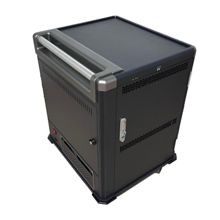lockable charging cart for 16 laptops and tablets ew1703 17"