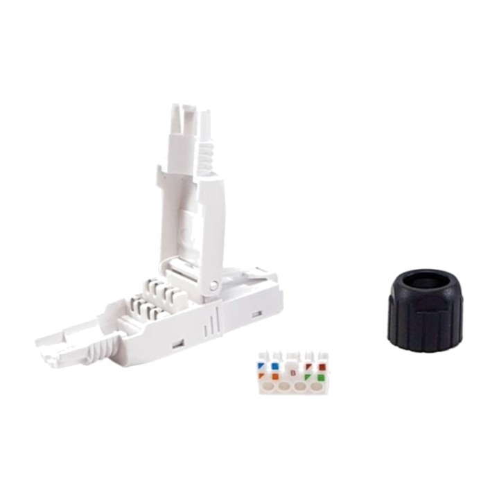 EQUIP Packung mit 5 werkzeuglosen RJ45-Netzwerksteckern