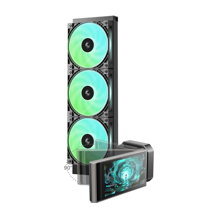 DEEPCOOL Kit de refroidissement liquide pour CPU avec écran