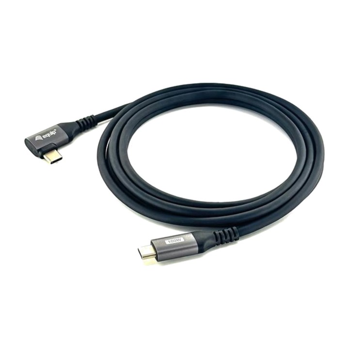 EQUIP USB-C-kabel vinklet 90 grader med E-Mark-chip 2.0 PD