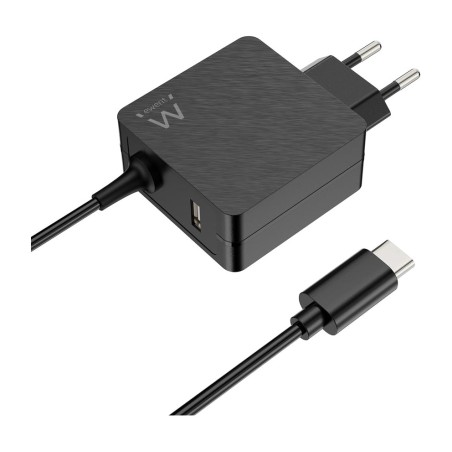 wall charger with power delivery and an additional port ew3979 45w 1xusb-c 1xusb-a