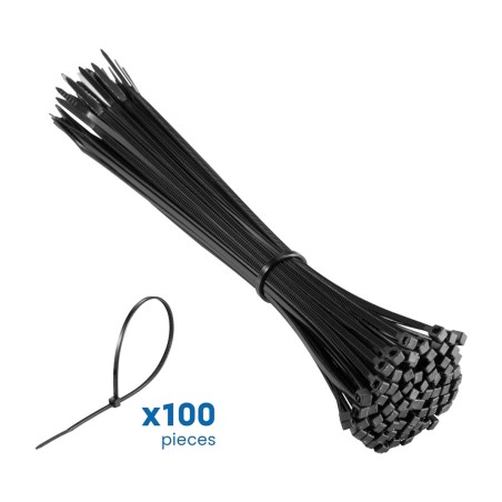 confezione da 100 fascette in nylon per cavi ew1564 200x2.5mm