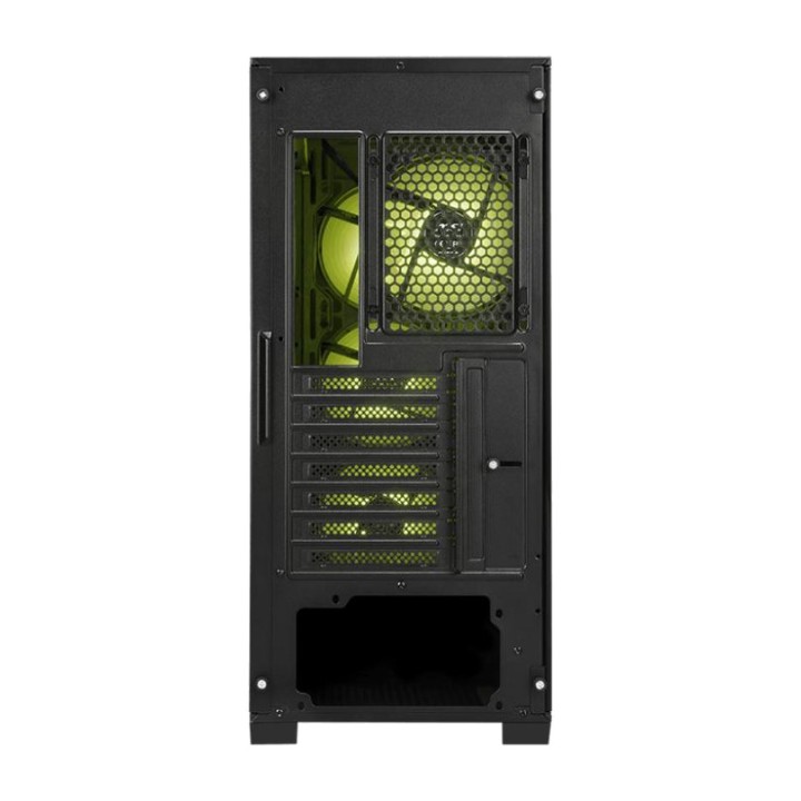 MSI Caja de PC semitorre con cristal templado y frontal