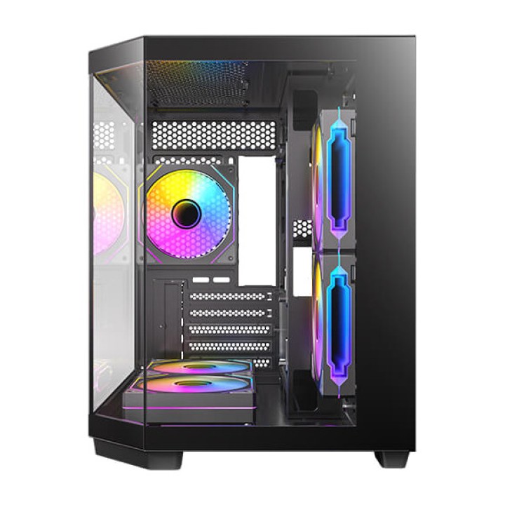 ANTEC Case PC mini tower con vetro temperato CX-M2