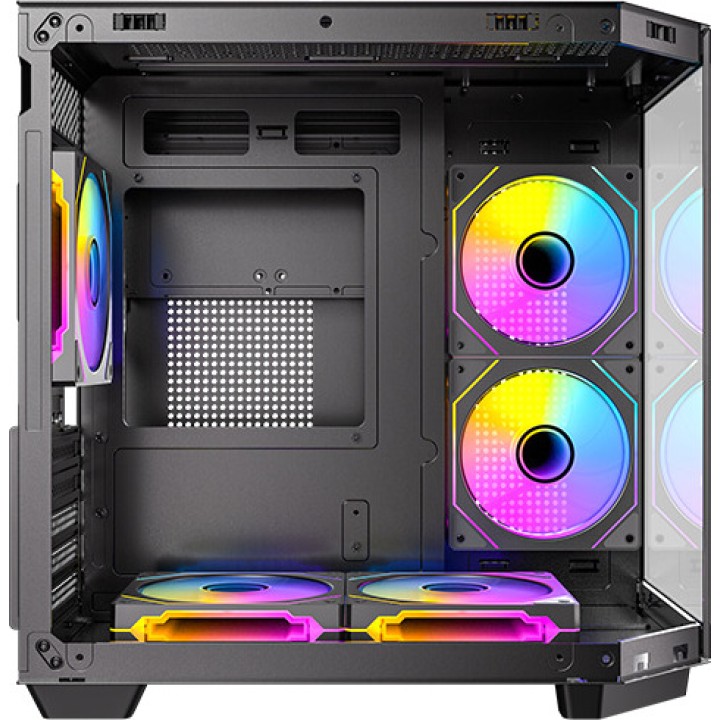 ANTEC Caja de PC minitorre con cristal templado CX-M2