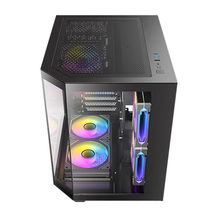 ANTEC Torre de PC mini com vidro temperado CX-M2