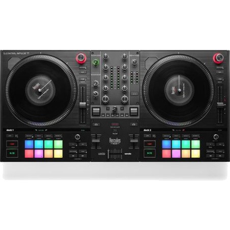 contrôleur dj motorisé 2 decks avec plateaux de 7 pouces djcontrol-inpulse-t7
