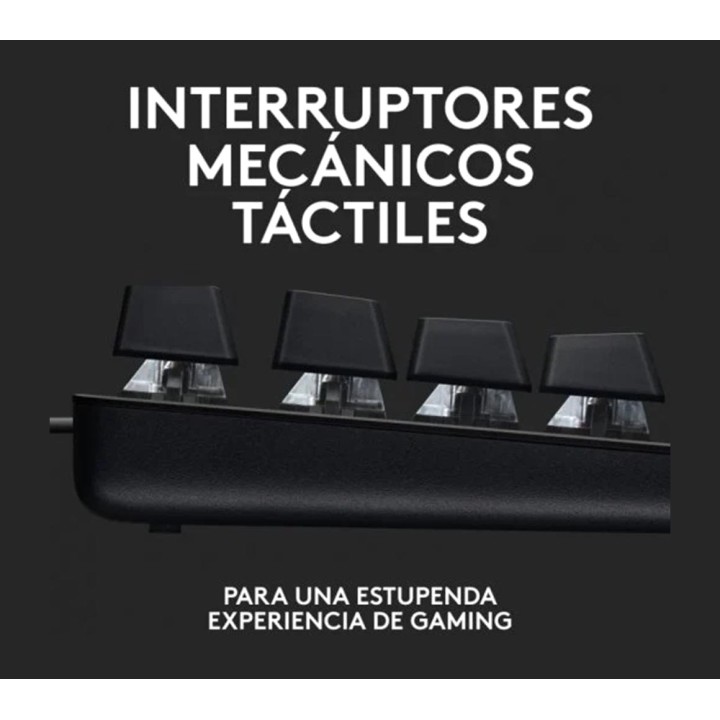 LOGITECH Teclado mecánico gaming con cable en español