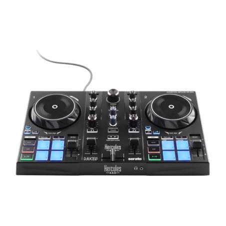 controladora de dj usb de 2 decks con tarjeta de sonido djcontrol-inpulse-200 mk3