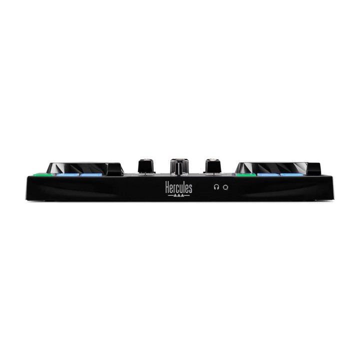 HERCULES Controladora de DJ USB de 2 decks con tarjeta