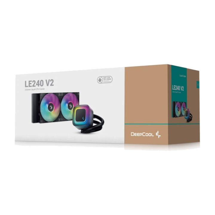 DEEPCOOL Kit de refrigeração líquida para CPU LE240 V2