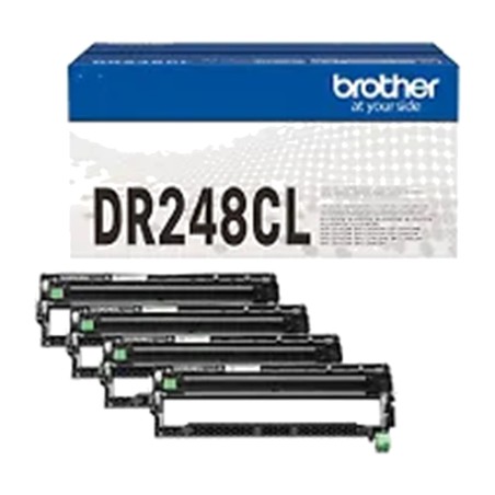 set of 4 original drums for laser printer dr-248cl