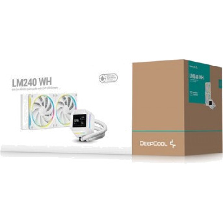 DEEPCOOL Kit de refrigeração líquida para CPU com tela LM240