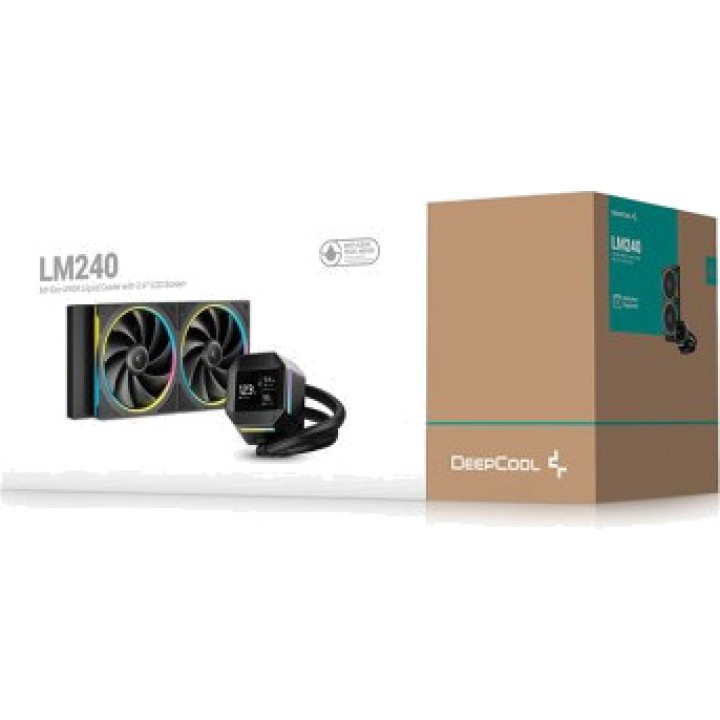 DEEPCOOL Kit de refrigeración líquida para CPU con pantalla