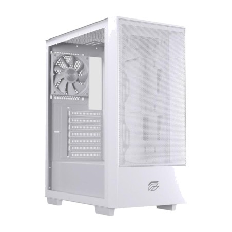 caja de pc gaming semitorre atx con cristal templado pulse p100 core