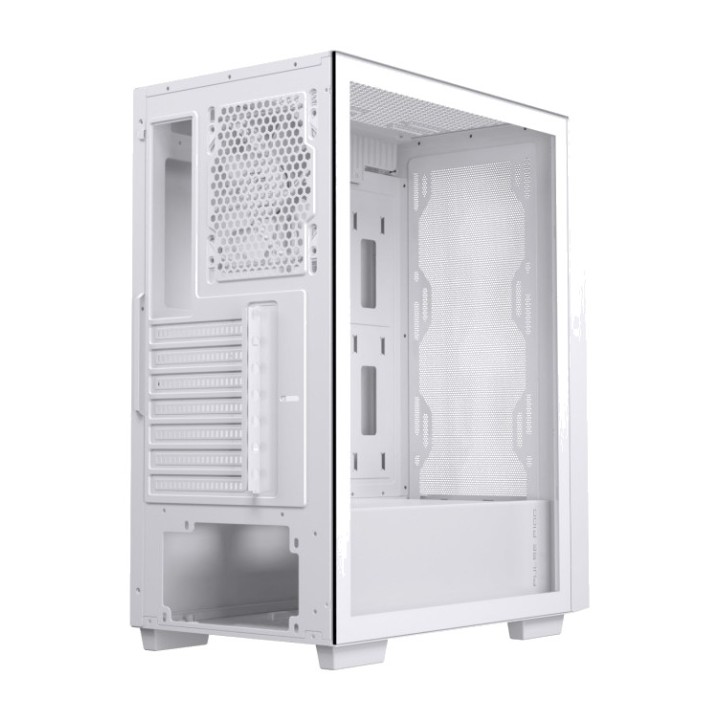 EINAREX Boîtier gaming moyen tour ATX avec verre trempé