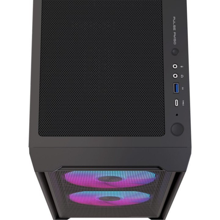 EINAREX Case gaming micro ATX con vetro temperato PULSE