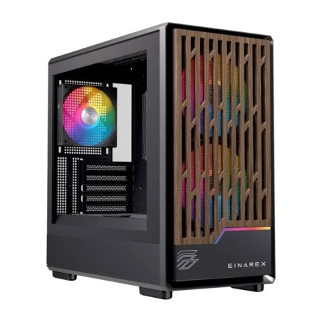 boîtier pc gaming micro atx avec verre trempé pulse pm400-rgb