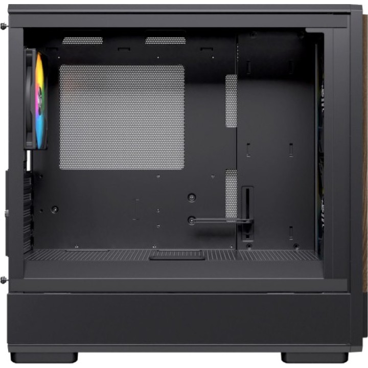 EINAREX Caja de PC gaming Micro ATX con cristal templado