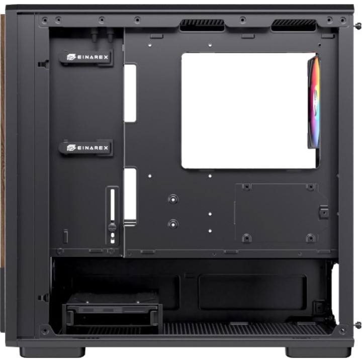 EINAREX Micro ATX gaming PC case with tempered glass PULSE