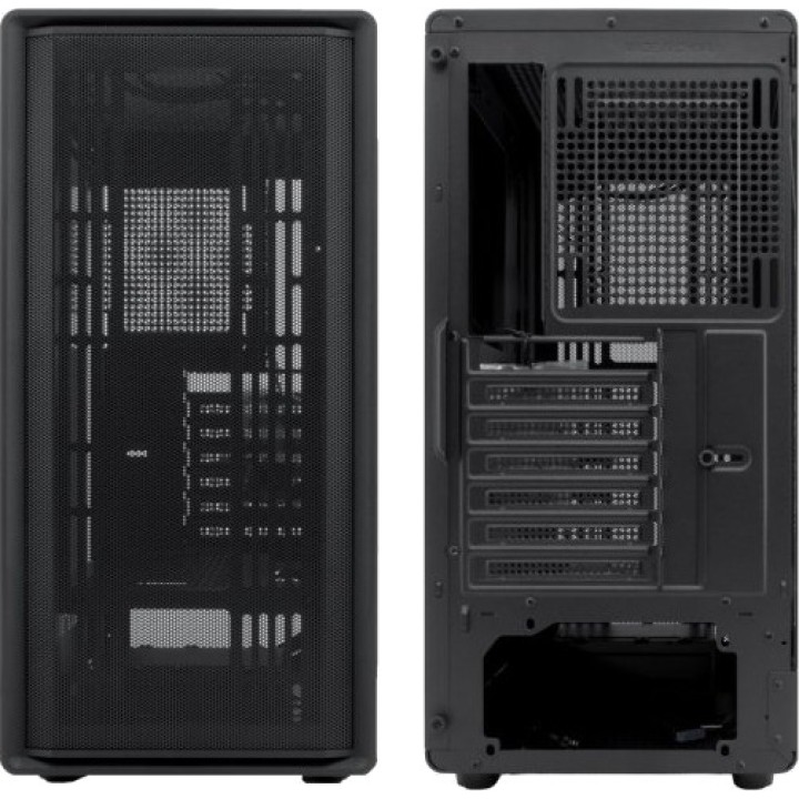 COOLBOX Mid-tower gaming computer case with tempered glass