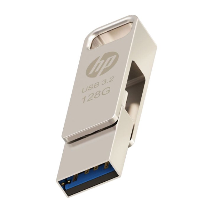 PNY Memoria USB metálica OTG con doble conector A y C X206C