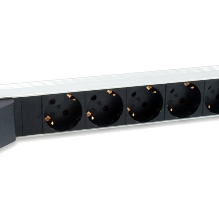 EQUIP Ciabatta per rack con 6 prese Schuko e interruttore
