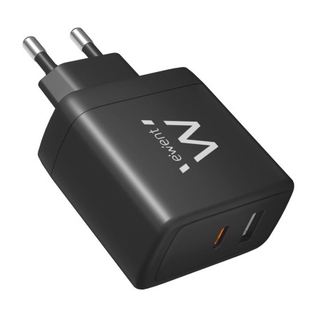 gan fast wall charger ew1330 65w 1xusb-c 1xusb-a