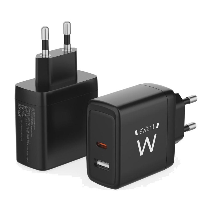EWENT Caricatore da parete rapido GaN EW1330 65W 1XUSB-C