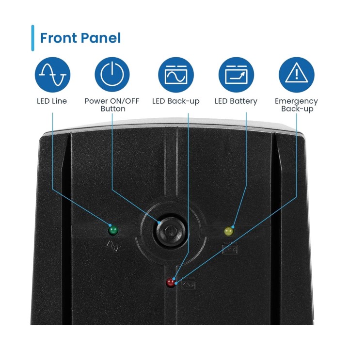 EWENT Line-interactive UPS with AVR stabilizer EW3995 780VA