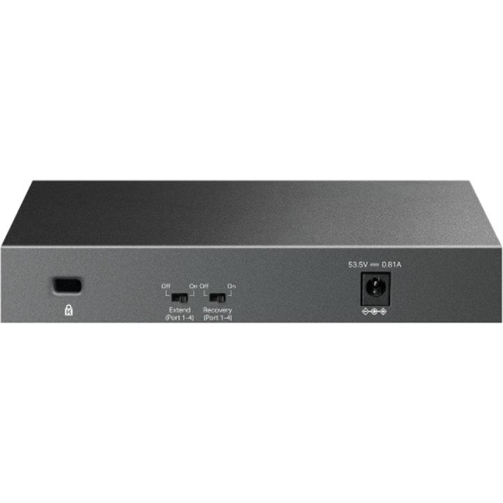 TP-LINK 6-Port Fast Ethernet Unmanaged Switch with 4 PoE