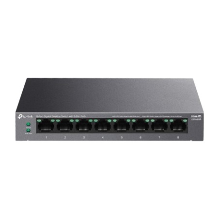 8-port gigabit unmanaged poe+ switch litewave-ls108gp 62w