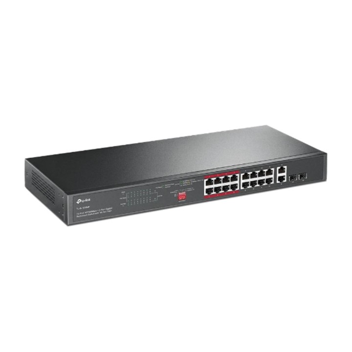 TP-LINK Switch non gestito Fast Ethernet PoE+ a 16 porte e