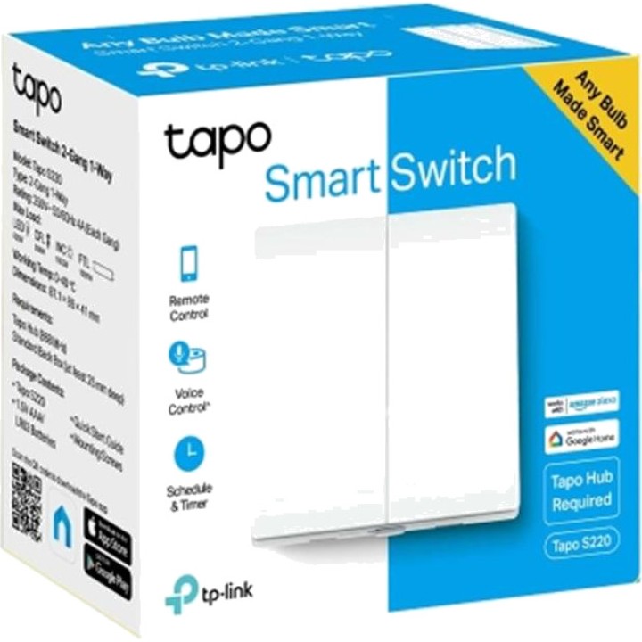 TP-LINK Interrupteur mural intelligent pour l’éclairage TAPO