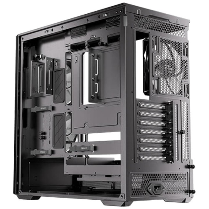 ANTEC Caixa de PC semi-torradeira com vidro temperado e