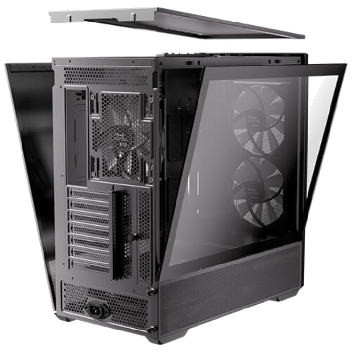 ANTEC Caja de PC semitorre con cristal templado y conectores